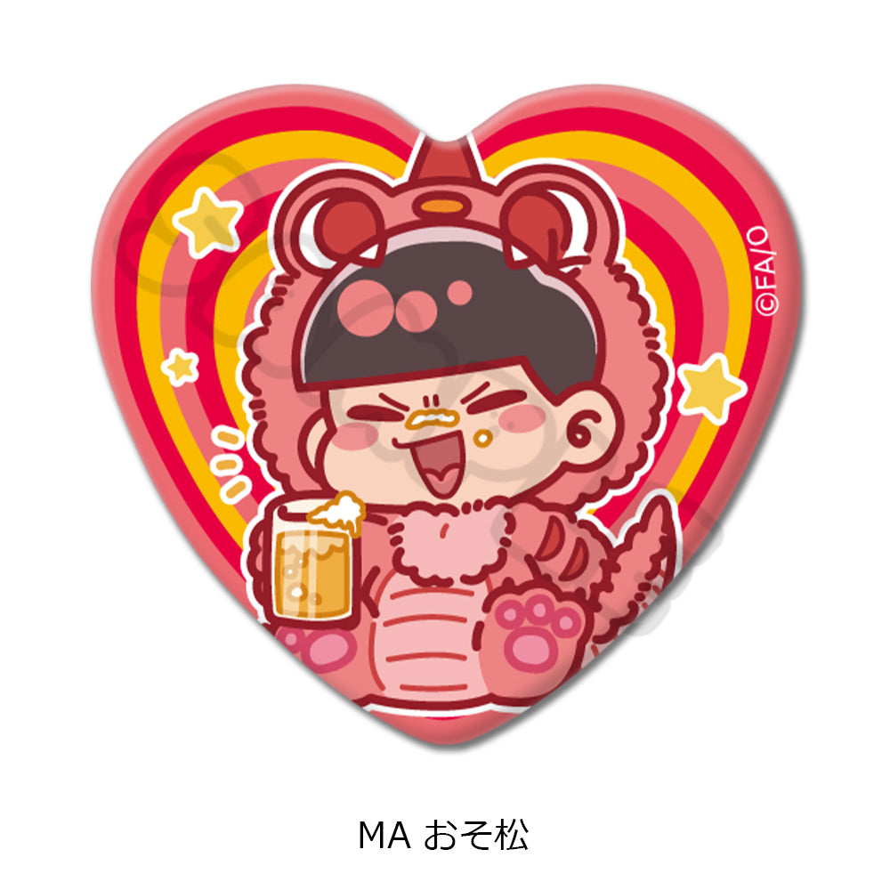 Osomatsu-san Vol. 2 Heart Can Badge MA Osomatsu - anime figures wholesale