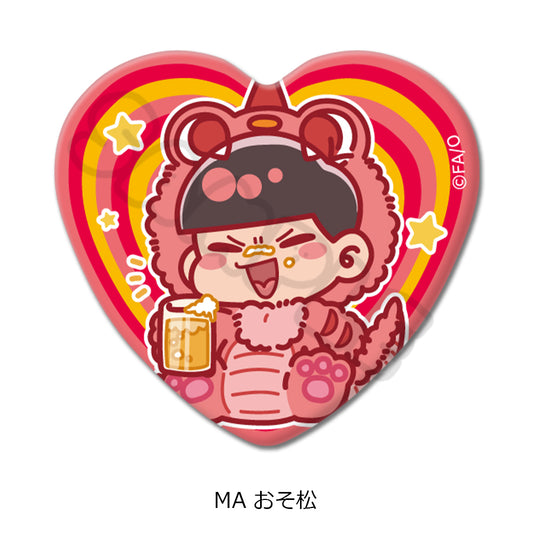 Osomatsu-san Vol. 2 Heart Can Badge MA Osomatsu - anime figures wholesale
