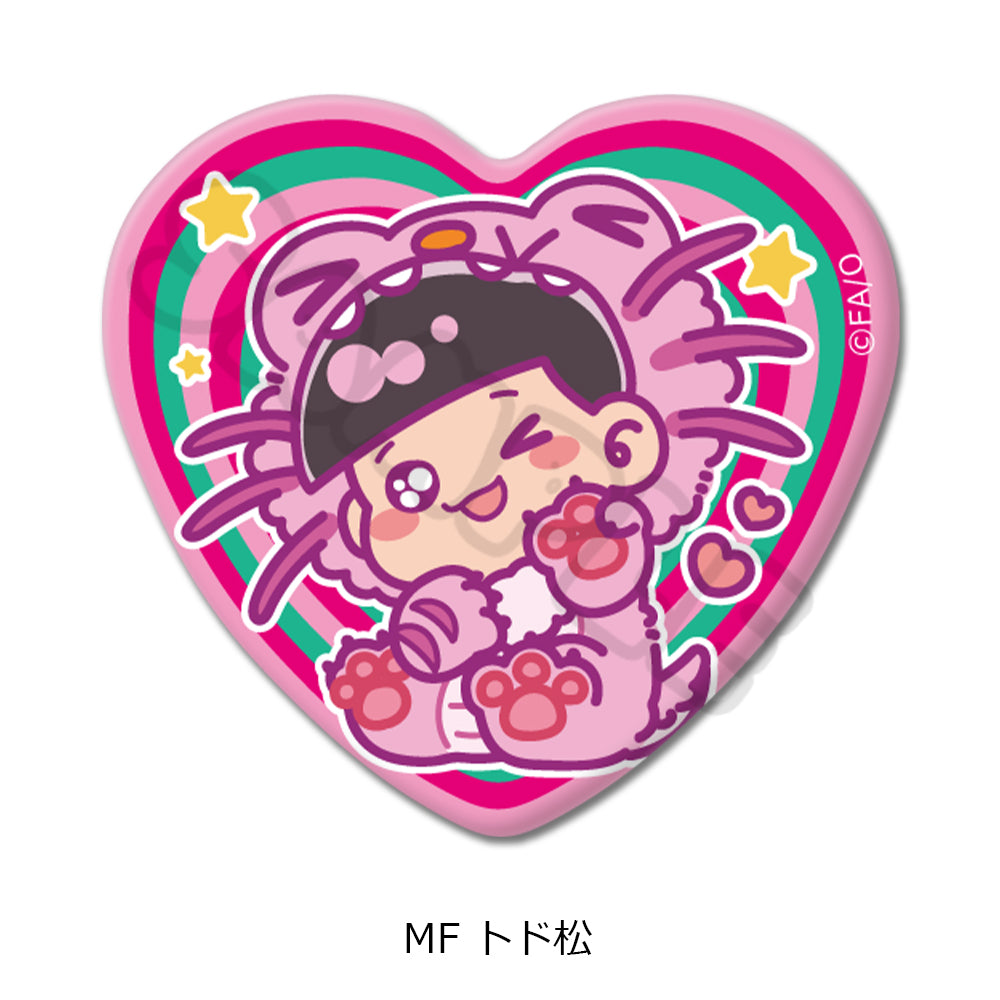 Osomatsu-san Vol. 2 Heart Can Badge MF Todomatsu - bulk anime figures supplier