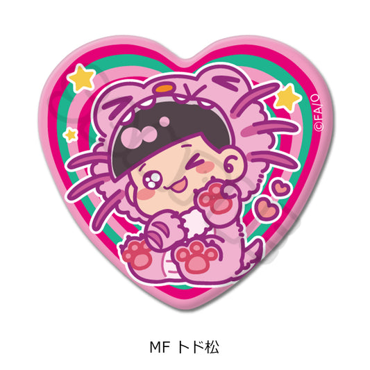 Osomatsu-san Vol. 2 Heart Can Badge MF Todomatsu - bulk anime figures supplier