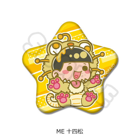 Osomatsu-san Vol. 2 Star Can Badge ME Jyushimatsu - anime acrylic stand wholesale