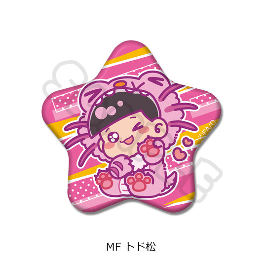 Osomatsu-san Vol. 2 Star Can Badge MF Todomatsu - anime acrylic stand wholesale
