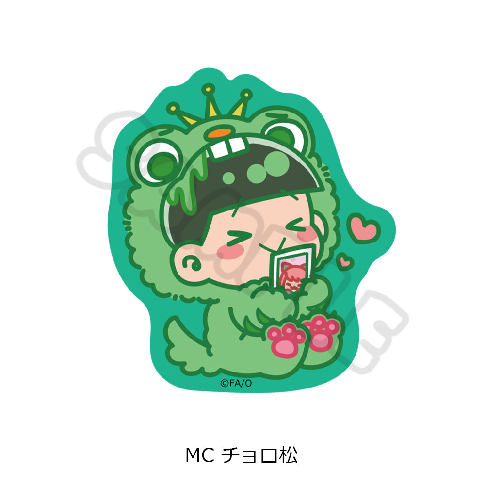 Osomatsu-san Vol. 2 Clear Card Sticker MC Choromatsu - PVC anime figures wholesale