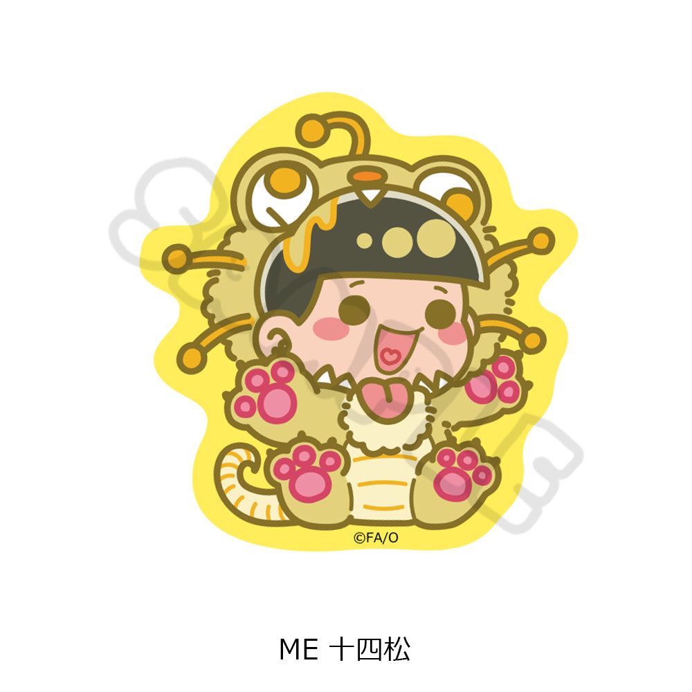 Osomatsu-san Vol. 2 Clear Card Sticker ME Jyushimatsu - Mighty Jaxx figures wholesale