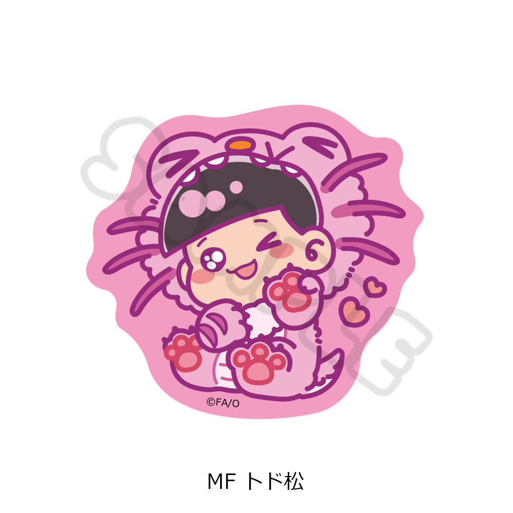Osomatsu-san Vol. 2 Clear Card Sticker MF Todomatsu - anime toy wholesale USA