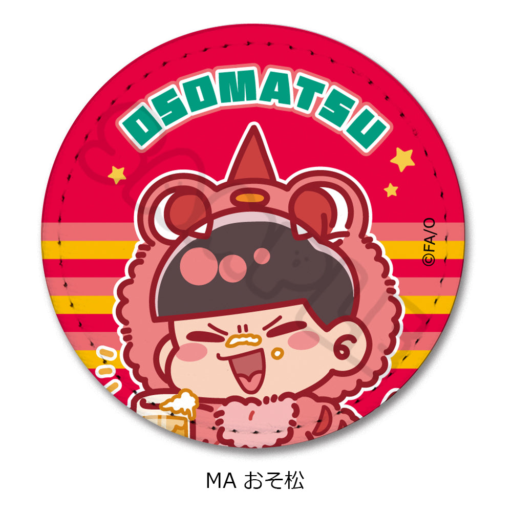 Osomatsu-san Vol. 2 Leather Badge (Round) MA Osomatsu - Japanese anime wholesale USA
