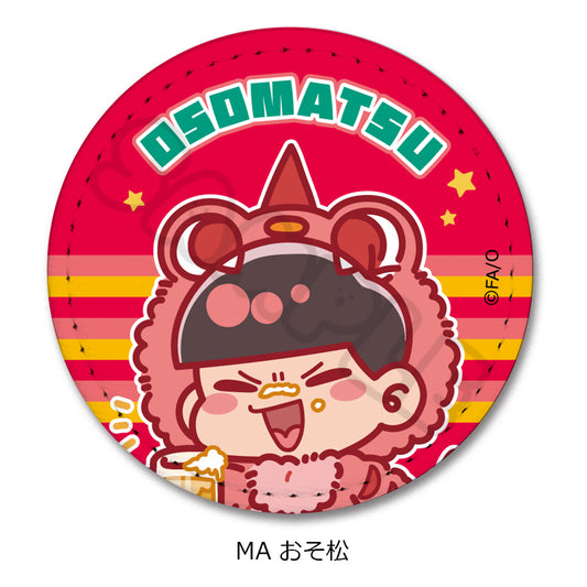 Osomatsu-san Vol. 2 Leather Badge (Round) MA Osomatsu - Japanese anime wholesale USA