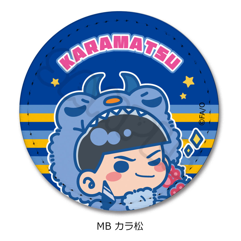Osomatsu-san Vol. 2 Leather Badge (Round) MB Karamatsu - best anime merchandise wholesaler USA