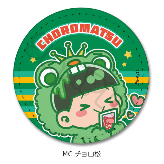 Osomatsu-san Vol. 2 Leather Badge (Round) MC Choromatsu - anime statue wholesale