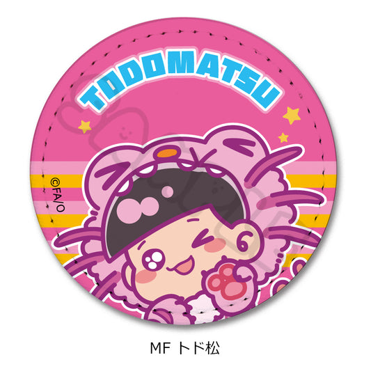Osomatsu-san Vol. 2 Leather Badge (Round) MF Todomatsu - anime figures wholesale