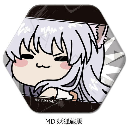 YuYu Hakusho Hexagonal Can Badge MD Youko Kurama - where to buy anime figures wholesale USA