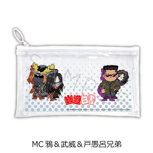 YuYu Hakusho Flat Clear Pouch MC Karasu & Bui & Toguro Brothers - scale anime figures wholesale