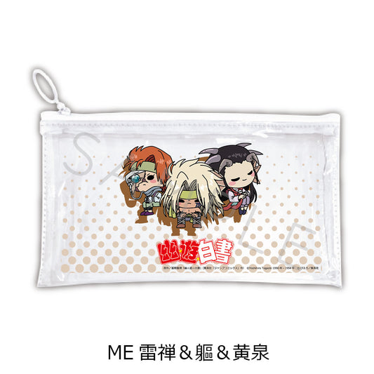 YuYu Hakusho Flat Clear Pouch ME Raizen & Mukuro & Yomi - anime figures wholesale near me