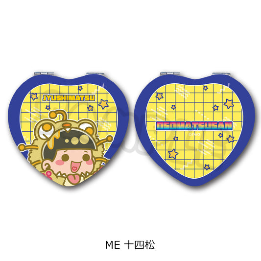 Osomatsu-san Vol. 2 Compact Mirror (Heart) ME Jyushimatsu - import anime figures wholesale from Japan