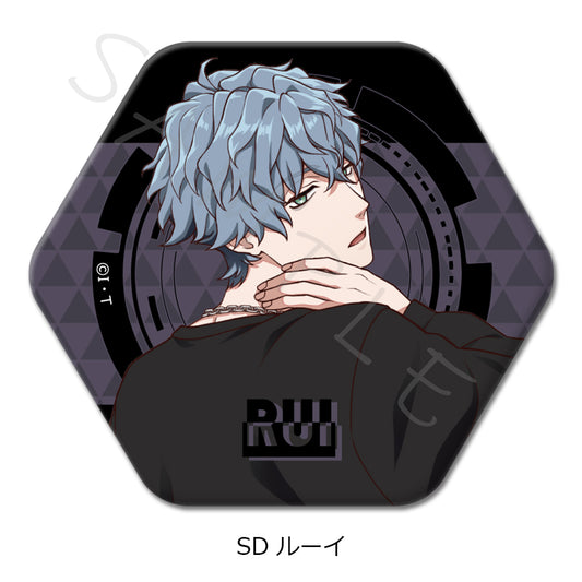 Ride Kamens Vol. 2 Hexagonal Can Badge SD Rui — bulk anime toys for retailers USA