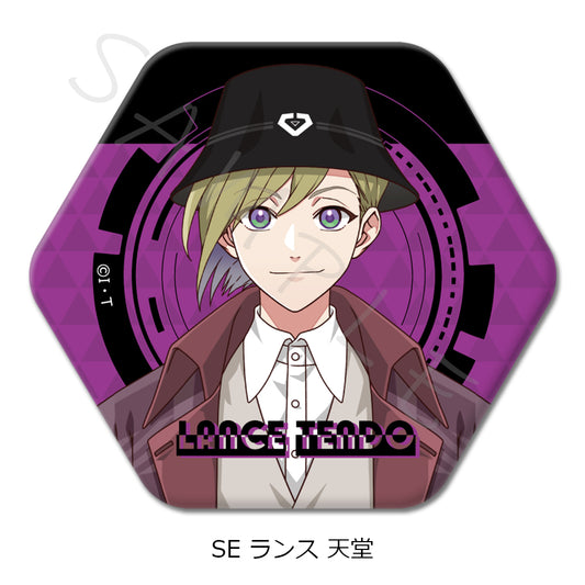 Ride Kamens Vol. 2 Hexagonal Can Badge SE Lance Tendo — anime store wholesale supplier