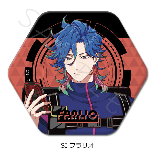 Ride Kamens Vol. 2 Hexagonal Can Badge SI Fralio — best anime merchandise wholesaler USA