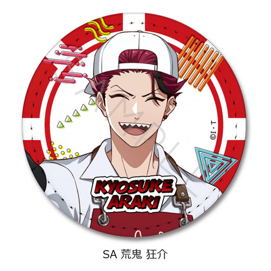 Ride Kamens Vol. 2 Leather Badge (Round) SA Araki Kyosuke — Japanese anime figures bulk supplier USA