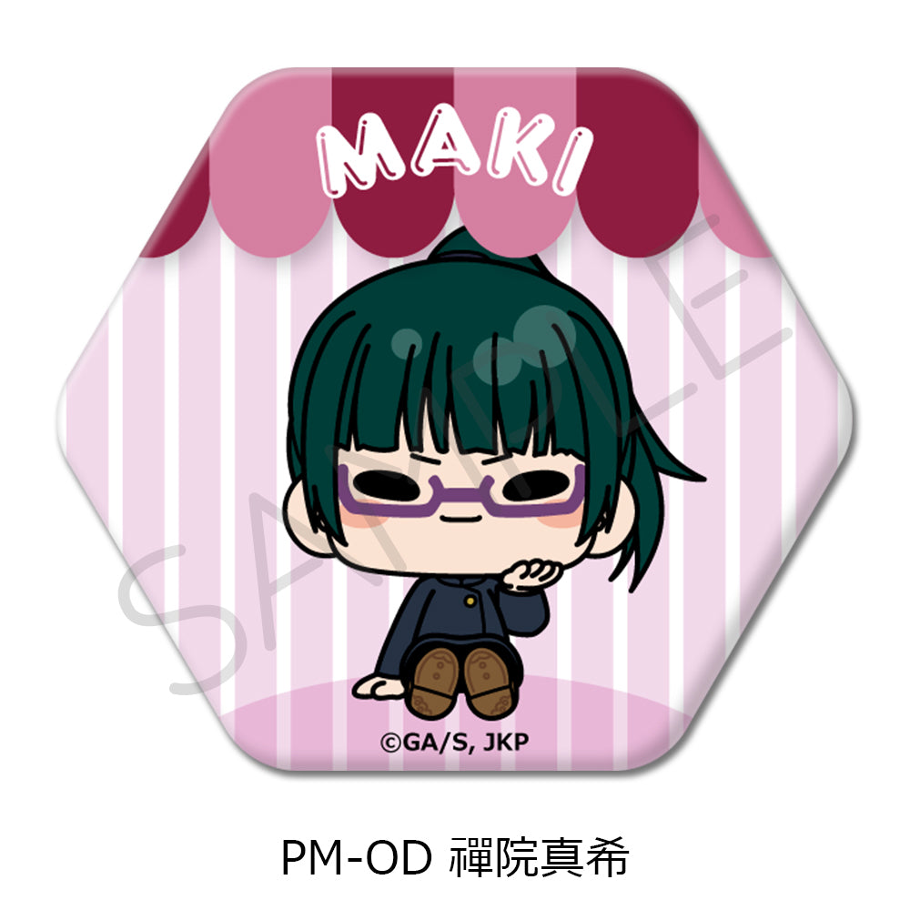Jujutsu Kaisen Season 2 Vol. 5 Hexagonal Can Badge PM-OD Zenin Maki - anime figure dropshipping supplier