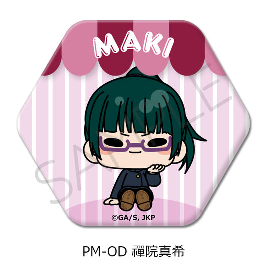 Jujutsu Kaisen Season 2 Vol. 5 Hexagonal Can Badge PM-OD Zenin Maki - anime figure dropshipping supplier