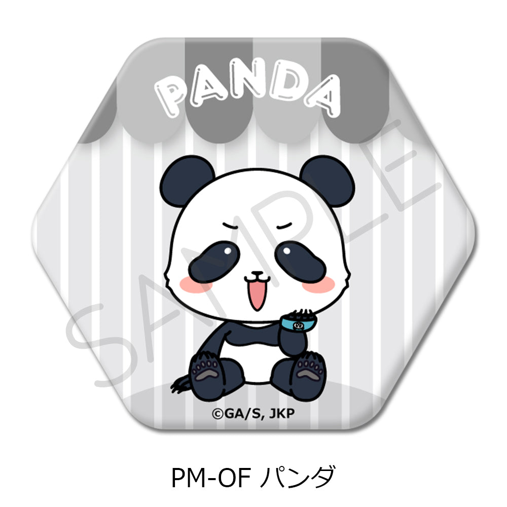 Jujutsu Kaisen Season 2 Vol. 5 Hexagonal Can Badge PM-OF Panda - bulk anime figures supplier