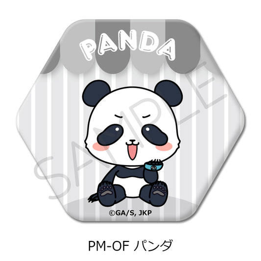 Jujutsu Kaisen Season 2 Vol. 5 Hexagonal Can Badge PM-OF Panda - bulk anime figures supplier