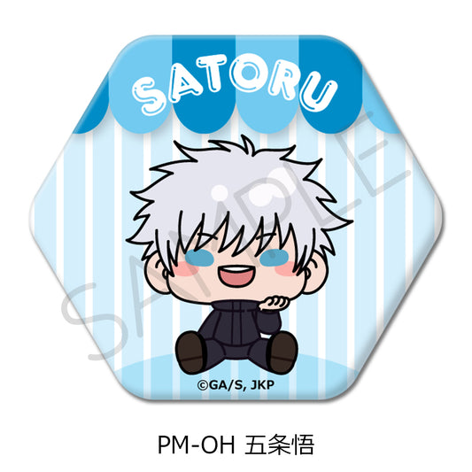 Jujutsu Kaisen Season 2 Vol. 5 Hexagonal Can Badge PM-OH Gojo Satoru - Aniplex figures wholesale