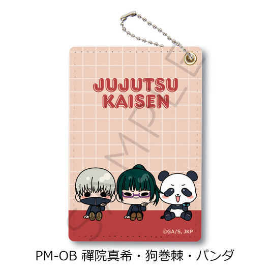 Jujutsu Kaisen Season 2 Vol. 5 Pass Case PM-OB Zenin Maki & Inumaki Toge & Panda - anime toy wholesale USA