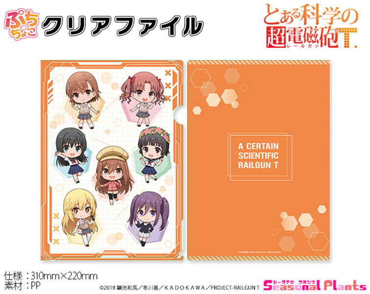 A Certain Scientific Railgun T Puchichoko Clear File - Taito figures wholesale