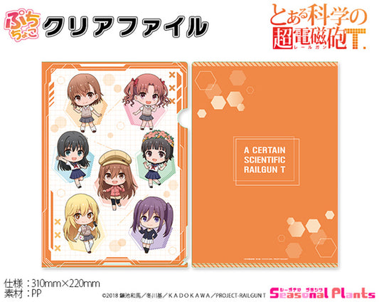 A Certain Scientific Railgun T Puchichoko Clear File - Taito figures wholesale