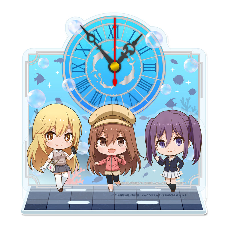 A Certain Scientific Railgun T Puchichoko Mini Acrylic Clock B - Kotobukiya figures wholesale