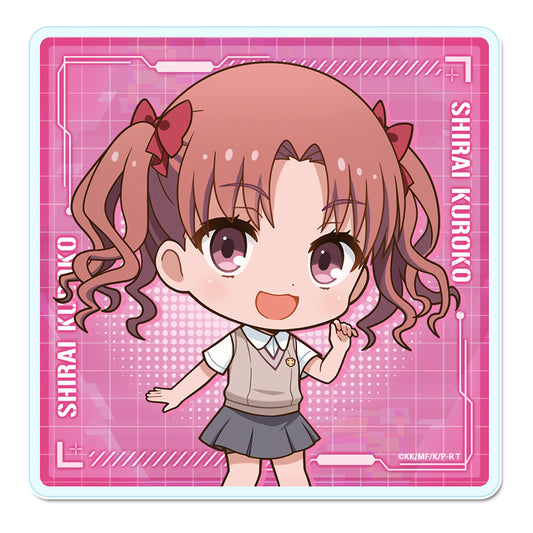 A Certain Scientific Railgun T Puchichoko Acrylic Coaster Shirai Kuroko - Re-ment figures wholesale