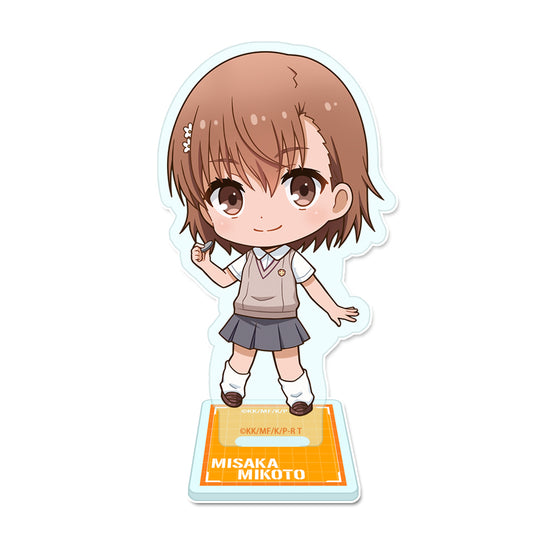 A Certain Scientific Railgun T Puchichoko Acrylic Stand Misaka Mikoto - anime acrylic stand wholesale