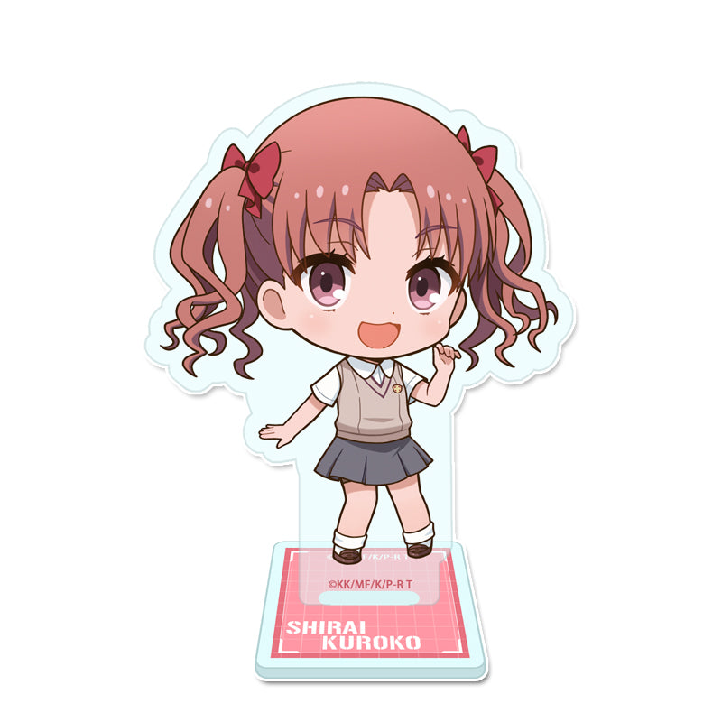 A Certain Scientific Railgun T Puchichoko Acrylic Stand Shirai Kuroko - anime acrylic stand wholesale
