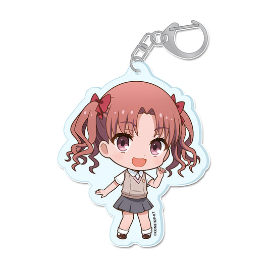 A Certain Scientific Railgun T Puchichoko Acrylic Key Chain Shirai Kuroko - wholesale anime merchandise