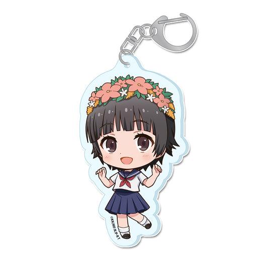 A Certain Scientific Railgun T Puchichoko Acrylic Key Chain Uiharu Kazari - anime merch supplier USA