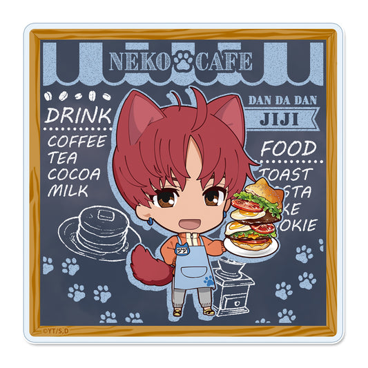 DANDADAN Puchichoko Acrylic Coaster Jiji Cat Cafe - anime acrylic stand wholesale