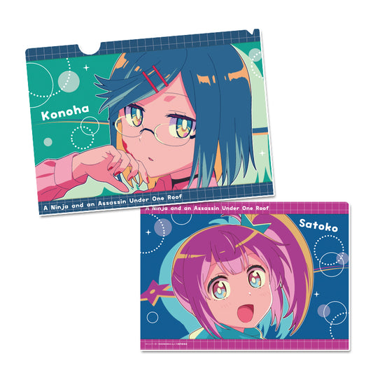 A Ninja and an Assassin Under One Roof Clear File Satoko & Konoha - anime collectibles bulk distributor