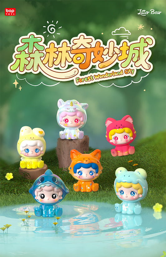 TOYBEBOP LITTER BEAR FOREST WONDERLAND CITY SERIES FIGURES — collectible anime toys wholesale