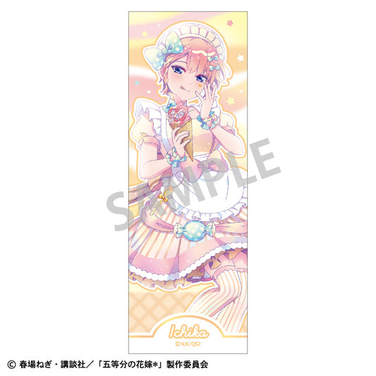 The Quintessential Quintuplets Specials 2 Long Square Can Badge Nakano Ichika Ice Cream Shop KamiAni TOUCH - anime figure wholesale supplier