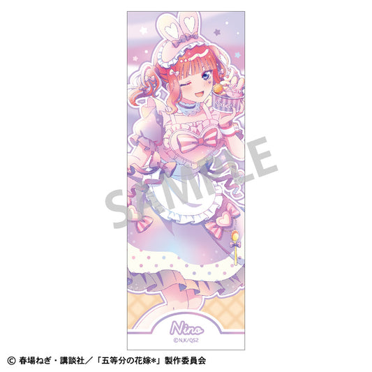 The Quintessential Quintuplets Specials 2 Long Square Can Badge Nakano Nino Ice Cream Shop KamiAni TOUCH - Japanese anime figures bulk supplier USA