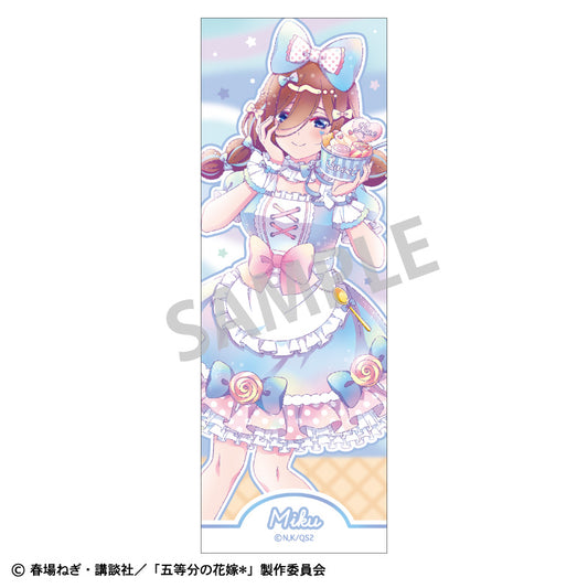 The Quintessential Quintuplets Specials 2 Long Square Can Badge Nakano Miku Ice Cream Shop KamiAni TOUCH - anime display figures wholesale