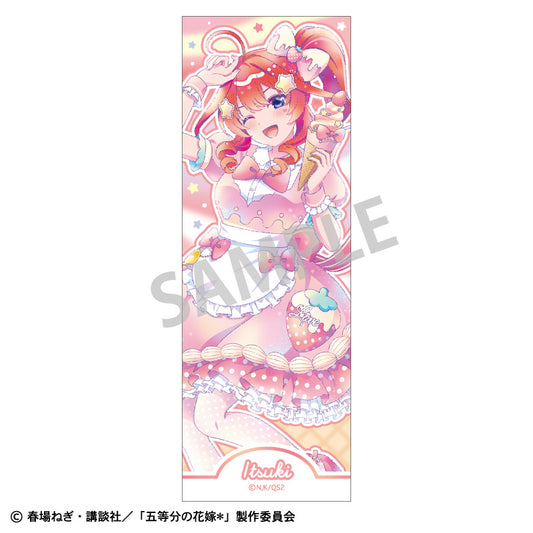 The Quintessential Quintuplets Specials 2 Long Square Can Badge Nakano Itsuki Ice Cream Shop KamiAni TOUCH - gachapon wholesale supplier