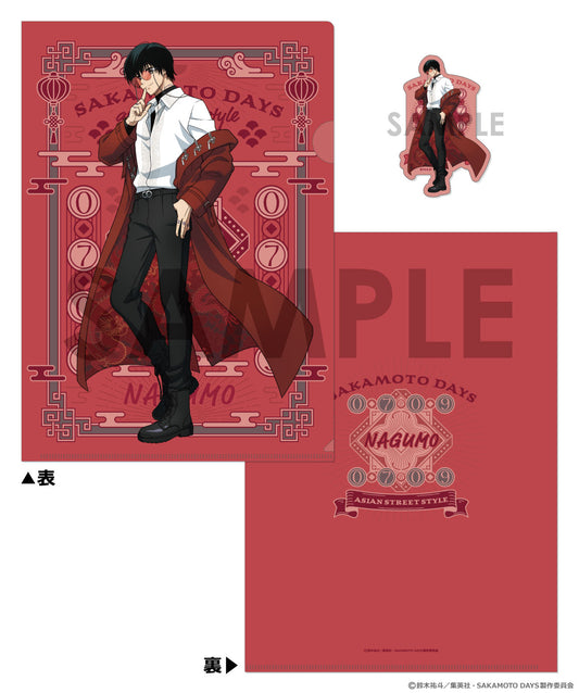 Sakamoto Days Clear File & Die-cut Sticker Set -Asian Street Style- 3 Nagumo — bulk anime toys for retailers USA