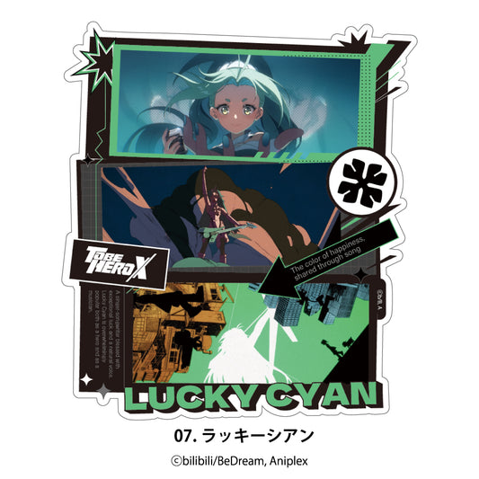 To Be Hero X Sticker 07 Lucky Cyan — where to buy anime figures wholesale USA
