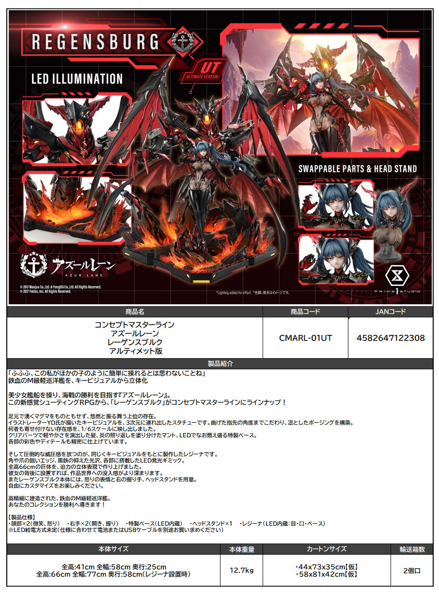 Concept Masterline Azur Lane Regensburg Ultimate Version — import anime figures wholesale from Japan