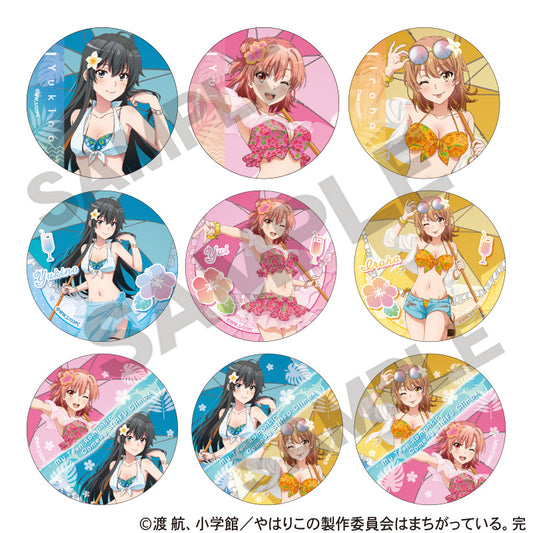 Yahari Ore no Seishun Love-come wa Machigatteiru. Kan Trading Can Badge Swimwear Parasol — collectible anime toys wholesale