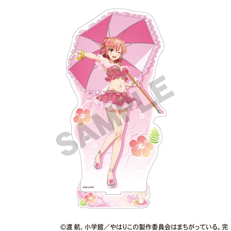 Yahari Ore no Seishun Love-come wa Machigatteiru. Kan Acrylic Stand Yuigahama Yui Swimwear Parasol — anime acrylic stand wholesale