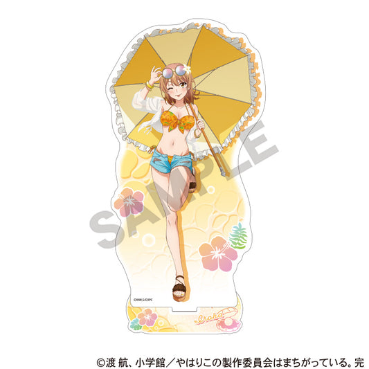 Yahari Ore no Seishun Love-come wa Machigatteiru. Kan Acrylic Stand Isshiki Iroha Swimwear Parasol — anime acrylic stand wholesale