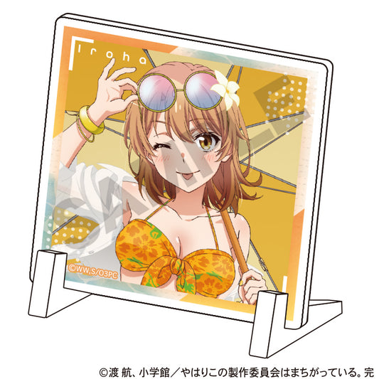 Yahari Ore no Seishun Love-come wa Machigatteiru. Kan Mini Acrylic Panel Isshiki Iroha Swimwear Parasol — where to buy anime figures wholesale USA